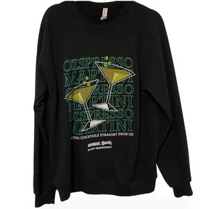 Wicked Movie Espresso Martini Crewneck Medium